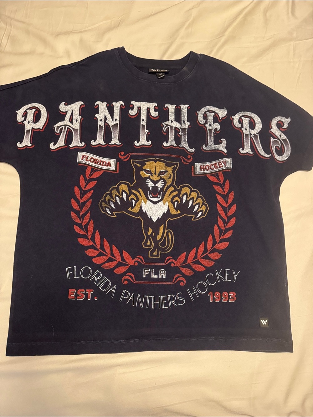 Florida Panthers Women’s Oversized Tee XS - The Wild Collective